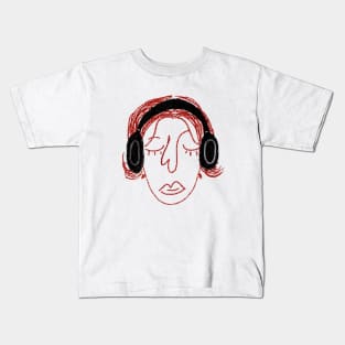 Me with my Earphone Kids T-Shirt